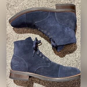 Thursday Boot Co. Men's Captain Boots Rugged & Resilient Size 13 Cap-Toe Suede